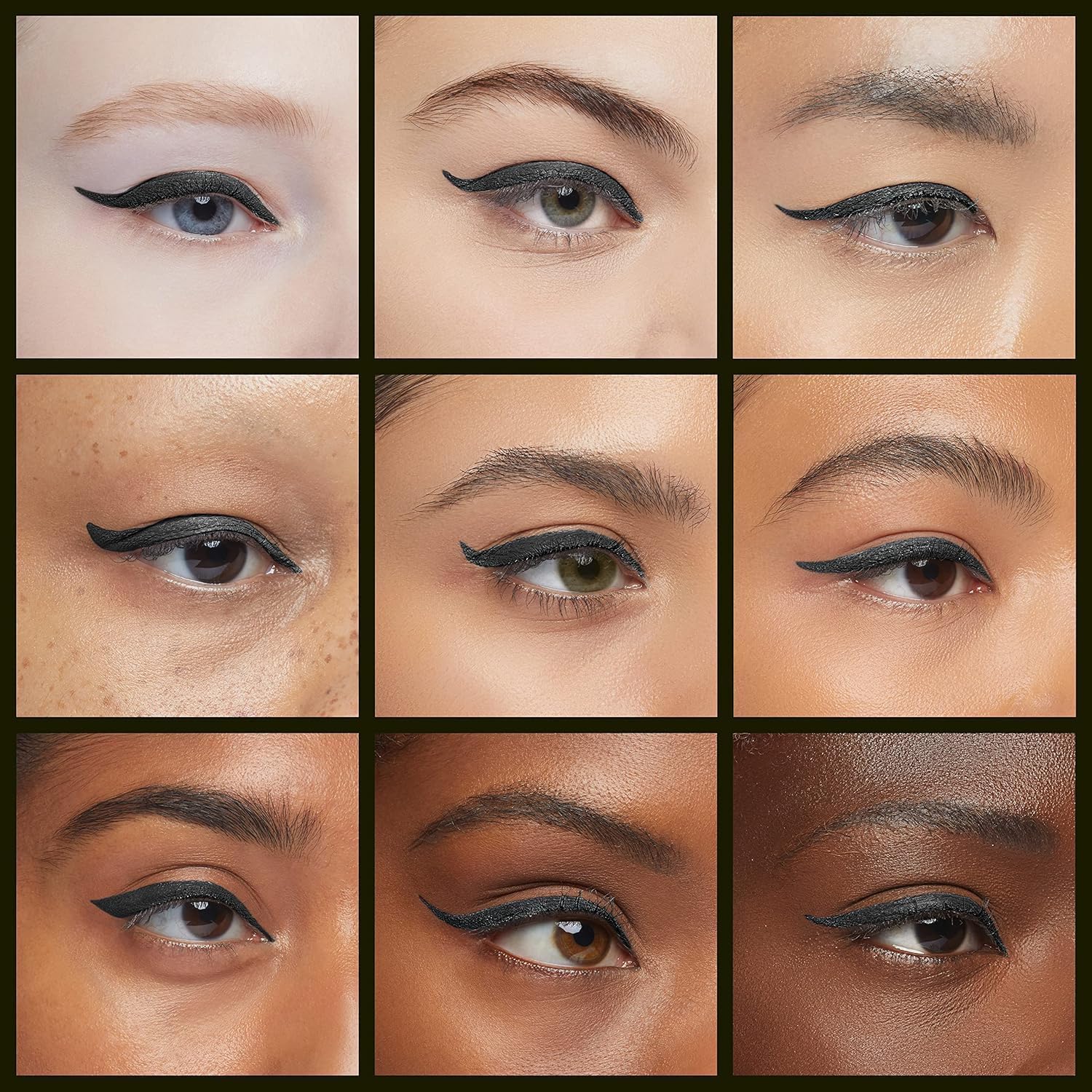 TARTAMYA Eyeliner Stamp Double-sided Liquid Winged Eye Liner Pen Waterproof Smudgeproof Long Lasting Wing Original Eyeliner Pen Black 1