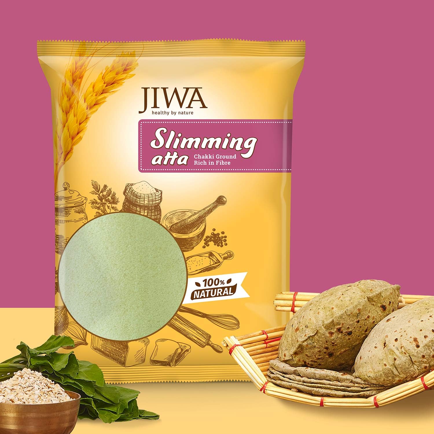 JIWA healthy by nature Slimming Atta (900 g)