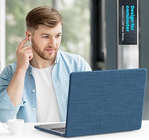 Miniatura 140 de DTangLsm Funda rígida resistente para M4 MacBook Air de 15 pulgadas 2025 2024 2023 M4 M3 M2 A3241 A3114 A2941, resistente carcasa rígida resistente