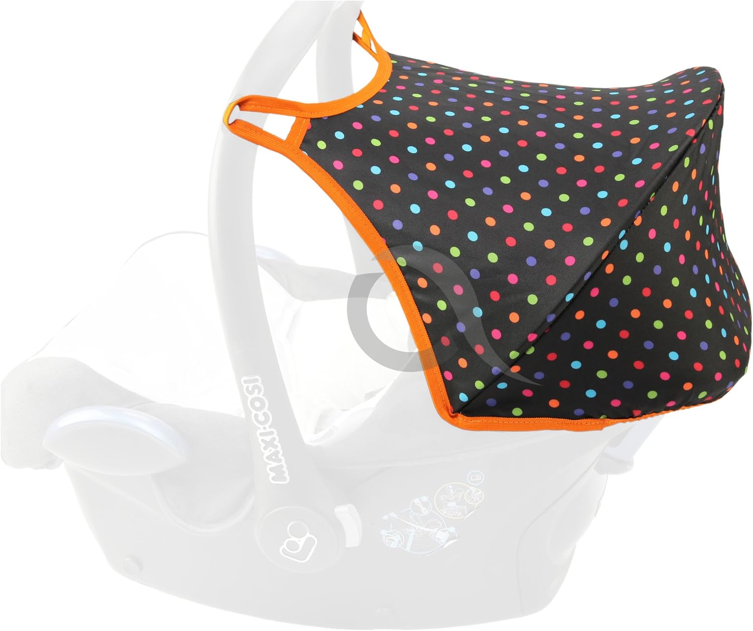 Hood Sunshade Canopy fits Maxi COSI CABRIOFIX car seat (13orange