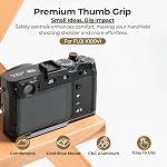 Freewell Thumb Grip for Fuji X100VI with Cold Shoe Mount (Black)