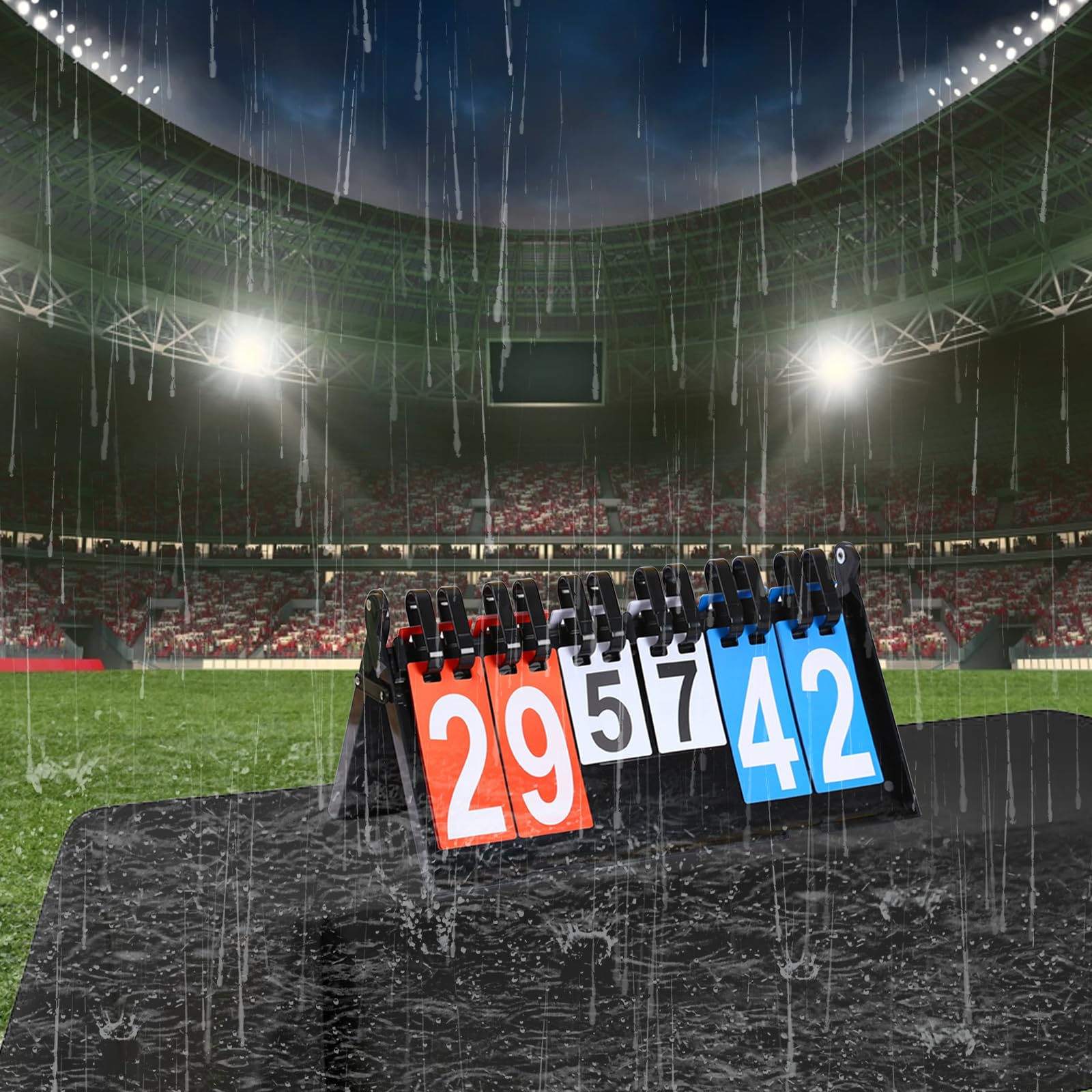 Tablica wyników, Przenośna tabela sportowa, Tablica wyświetlająca stan gry, Tablica wyników 0-99, Tablica wyników sportowa, Tablica wyników sportowa do koszykówki, badmintona, tenisa stołowego