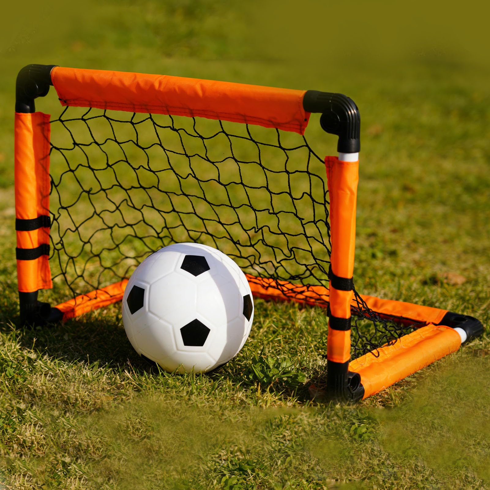 Porta da Calcio Pieghevole Pop-up, Porta da Calcio Portatile per Bambini per Interni Ed Esterni in Cortile
