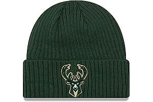 New Era Bucks Winter Hat-Knit Core Cuffed Knit Beanie Hat