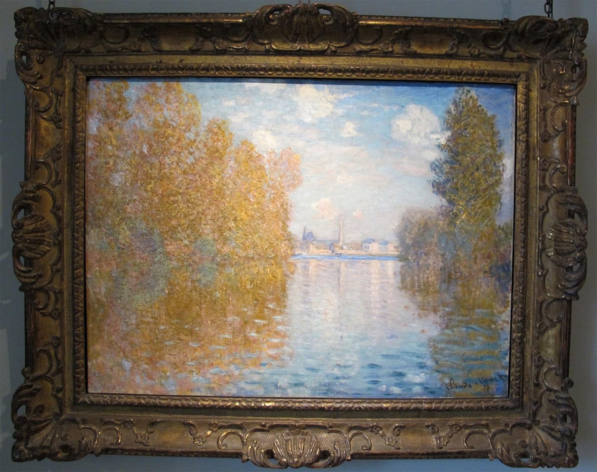 Pintura de Monet sobre lienzo para dar calidez y arte a tu hogar 5