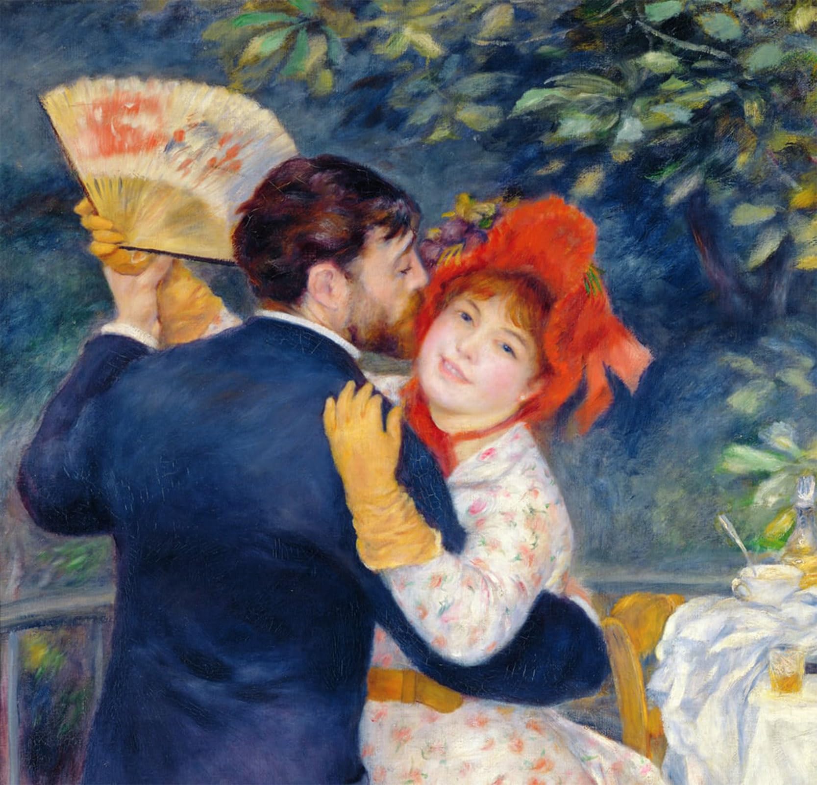 POSTERIIk Famous Print Pop Art Wall Art Graffiti a Dance in the Country by Pierre Auguste Renoir Art Prints for Home Decor 60x90cm
