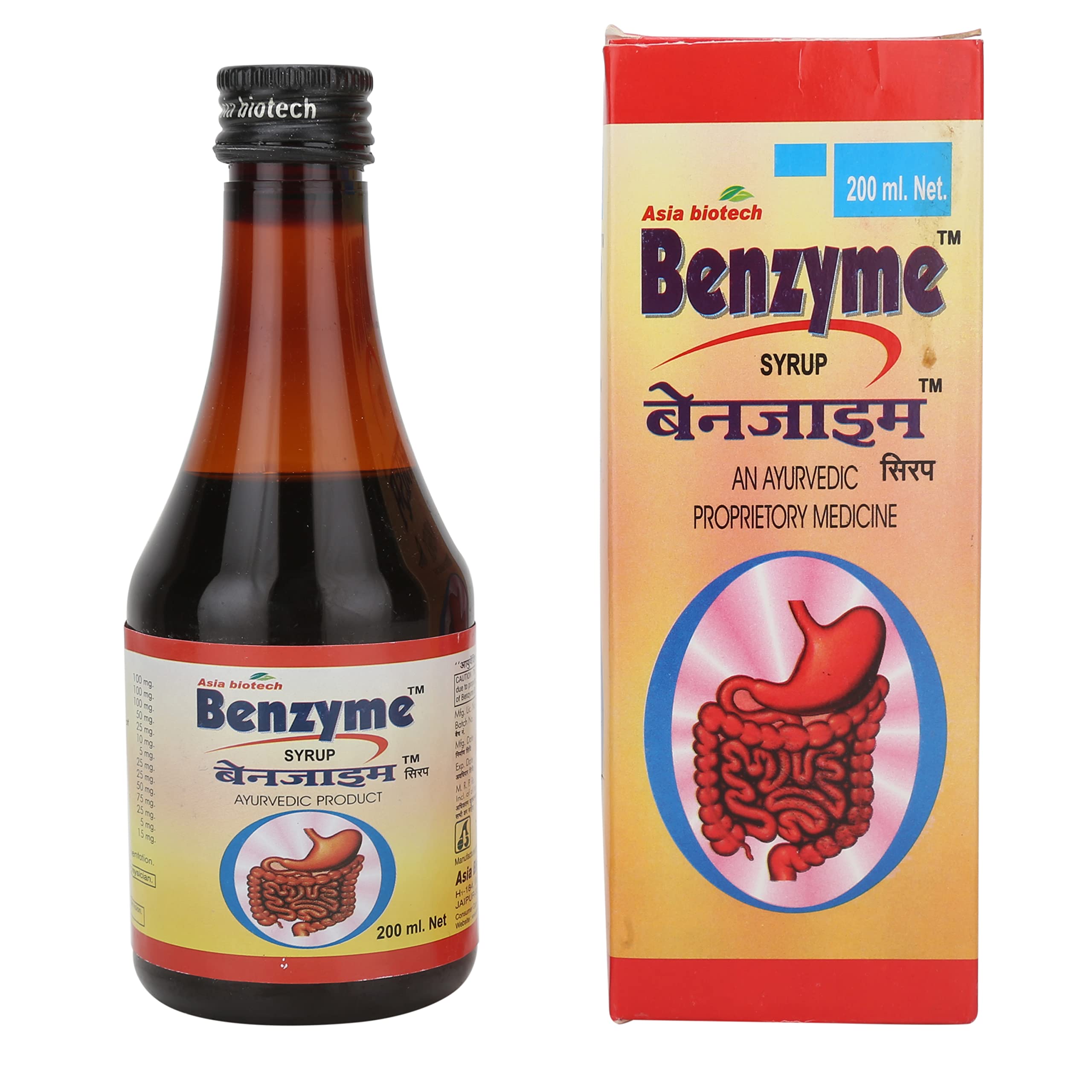 ASIA BIOTECH Benzyme Syrup | An Ayurvedic Proprietary Medicine | Net Weight - 800 ml (PACK OF 4) (B0B61GB99P) Amazon Price History, Amazon Price Tracker
