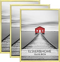 Vista 35 de ELSKER&HOME Juego de 3 Marcos para Póster 18x24, Marco de Fotos Blanco para Montaje en Pared Horizontal o Vertical, Resistente y a Prueba de Arañazos
