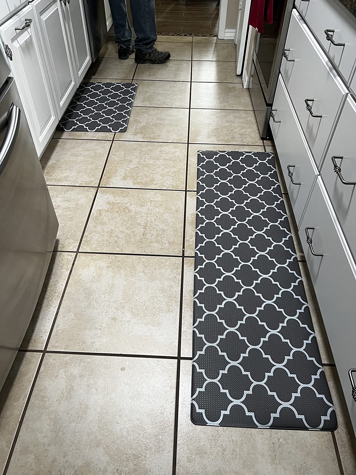 8/mo Finance Homergy Anti Fatigue Kitchen Mats for Floor 2 Piece Set