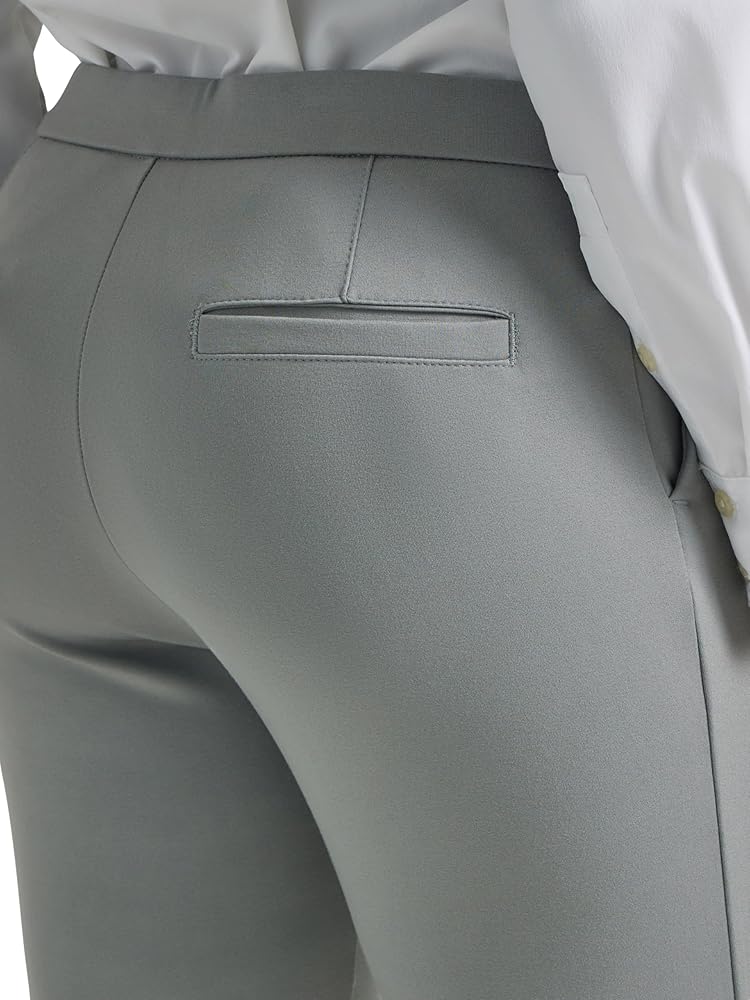 Lee Women's Ultra Lux Comfort Any Wear Slim Ankle Pant Dover Gray