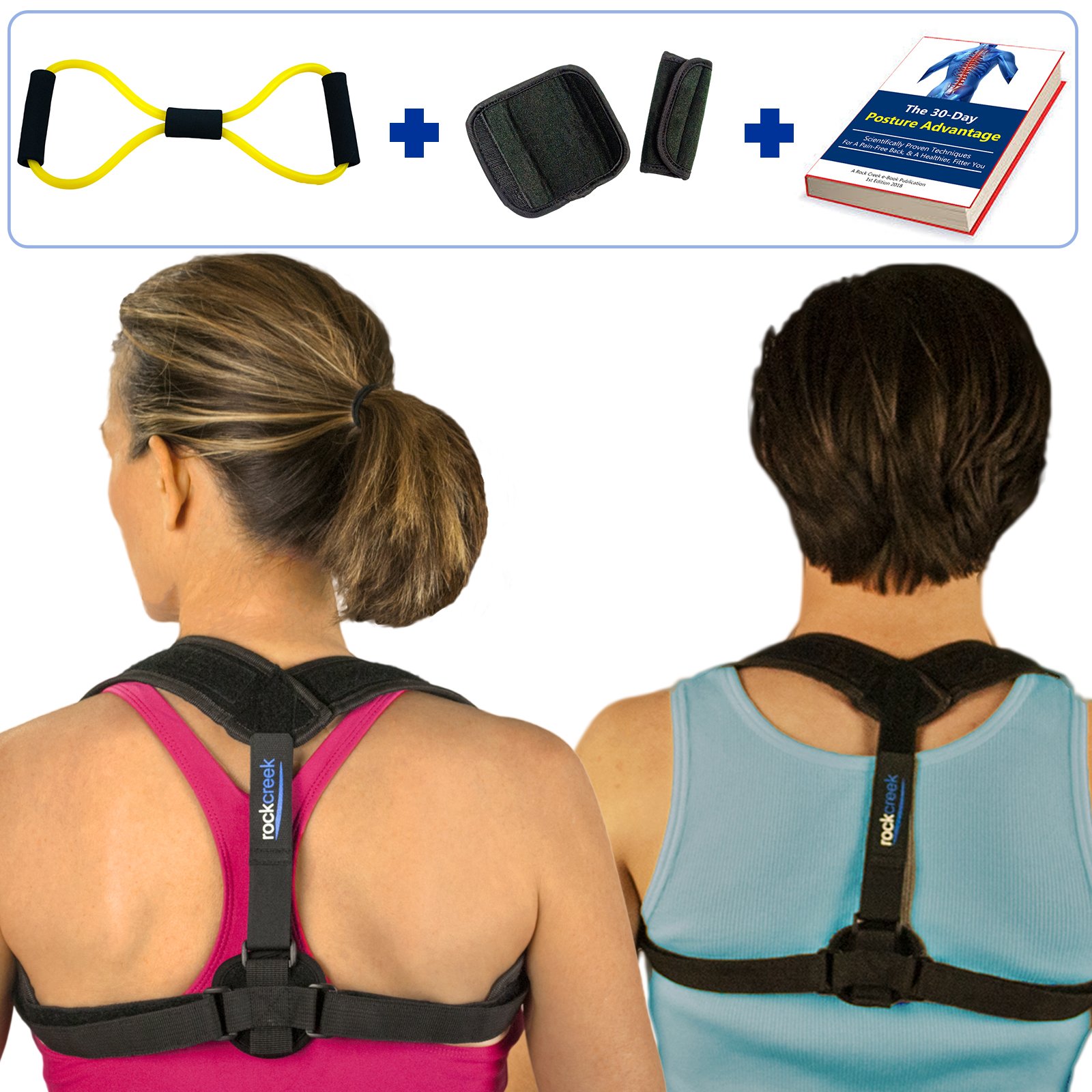 Two Posture Correctors. Now with Comfort with Pads. Help to Strengthen Your core, reducing The Need for Back Brace and Back Support. Women and Men. Reduce Neck and Shoulder Pain