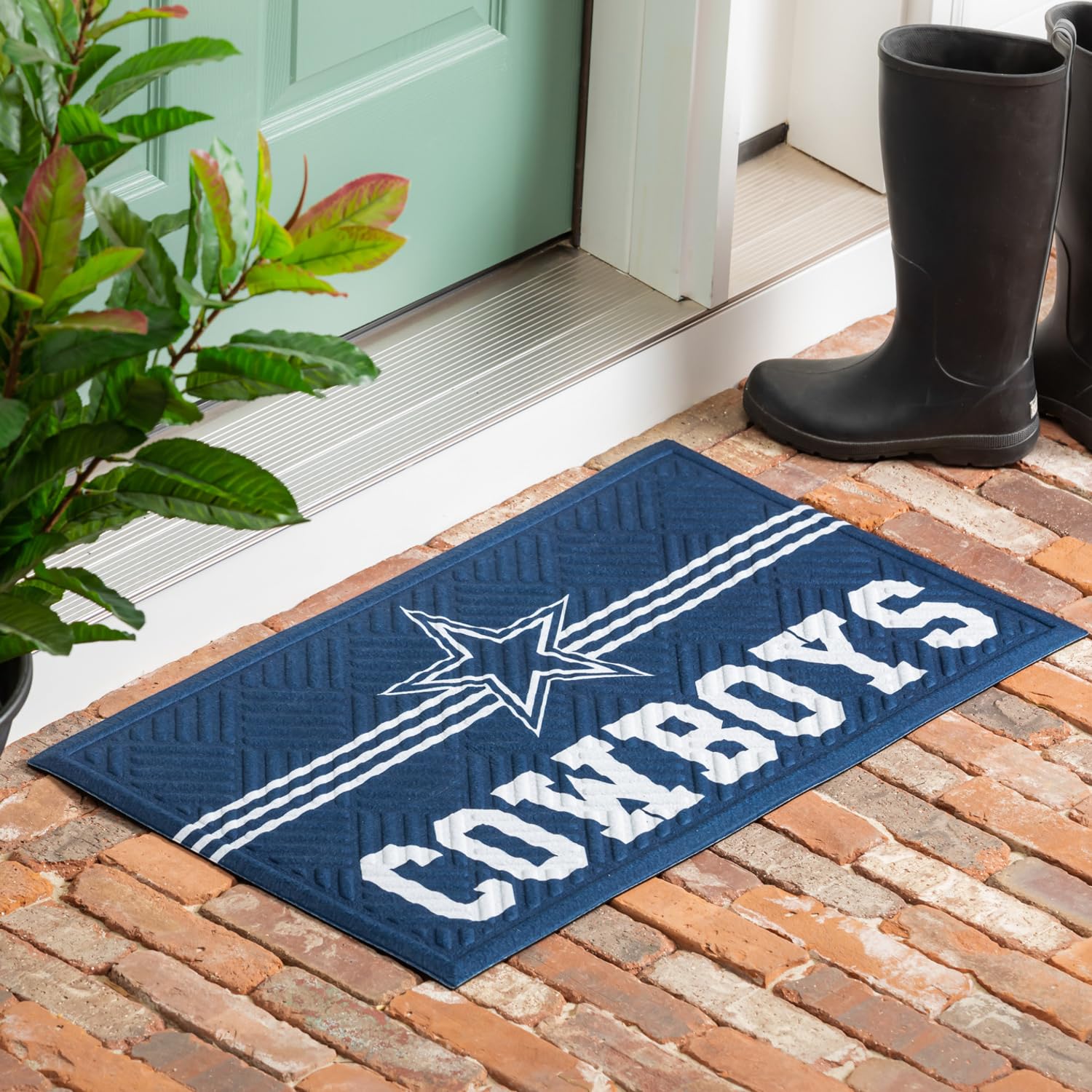 Amazon.com: Team Sports America NFL Entrance Doormat | 28 x 16  display picture 1