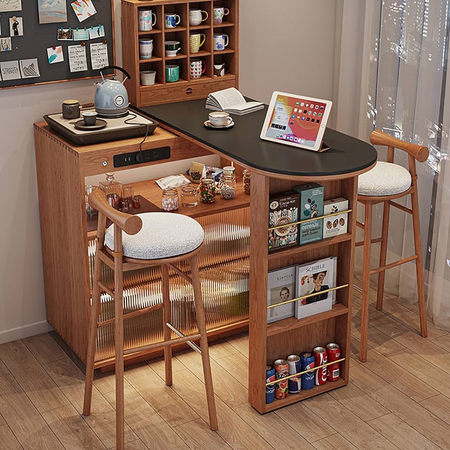 Amazon.com: QIUPAI Nordic High Chair Cherry Wood Japanese Style