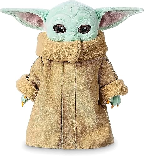 Baby-Yodaa Plush Toy(Classic), 12 inch Cute Baby Doll with Scarf Cotton Soft Onesie, Plush Doll Stuffed Animal for Child, Suitable for Birthday