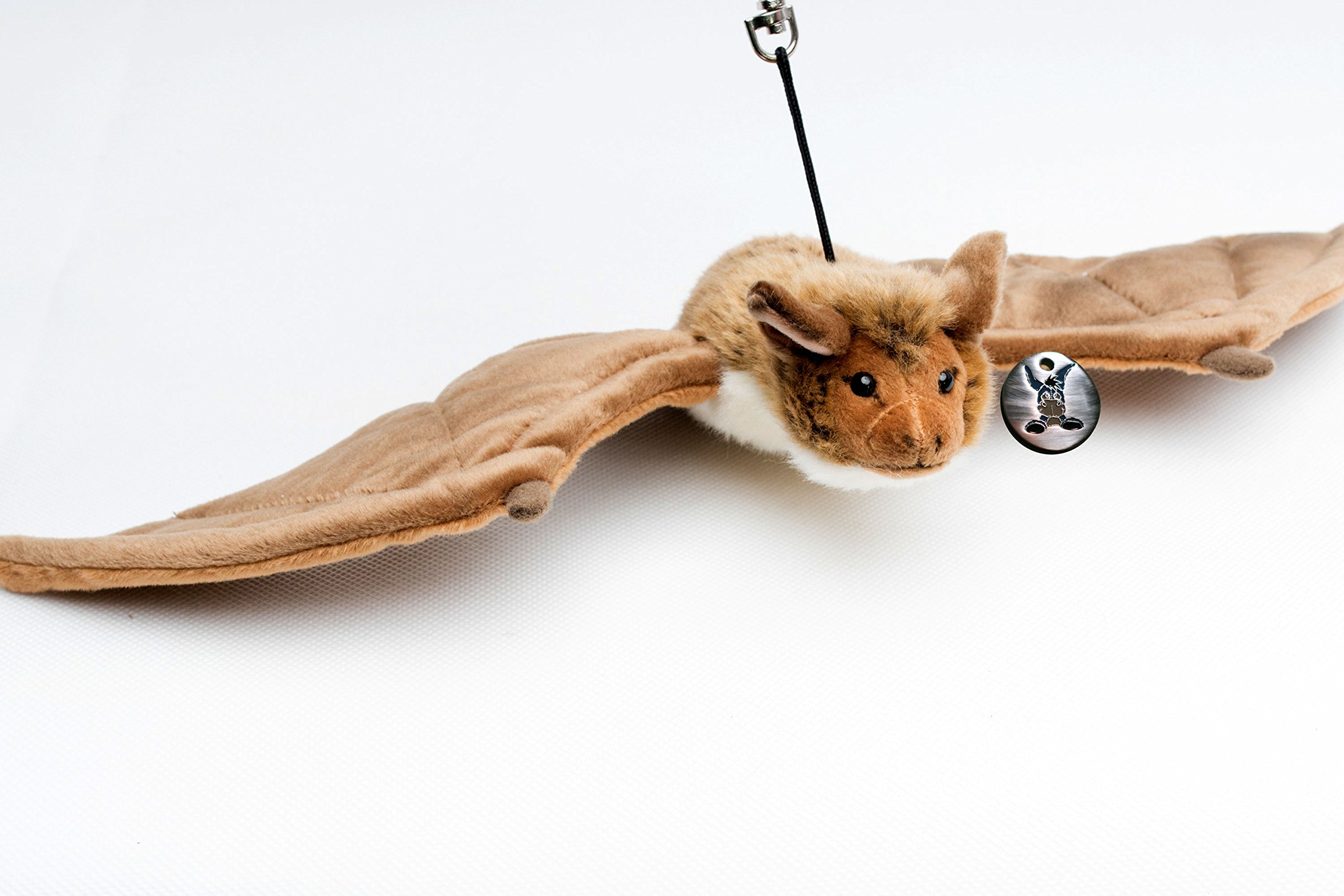 Plüschtier Fledermaus, 24 Cm – Weiches Kuscheltier, PP-Baumwollfüllung, Mit Beweglichen Flügeln, In Verschiedenen Farben