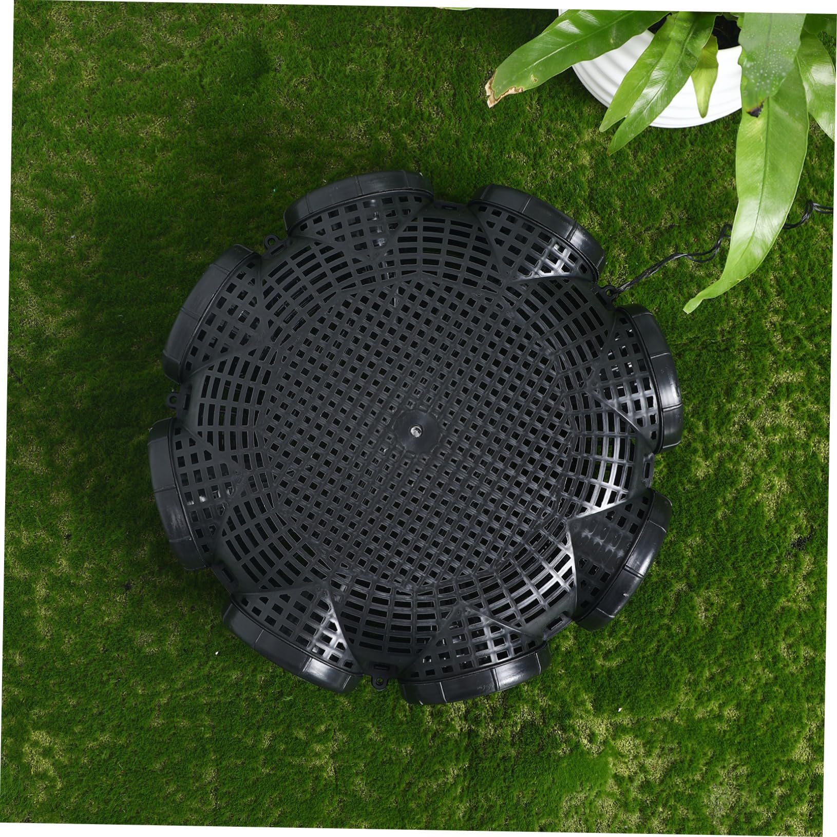 iplusmile Dispositivo Portátil para Captura de Anguilas y Camarones de Plástico Negro, de Gran Capacidad y Elaborado para Pesca al Aire Libre