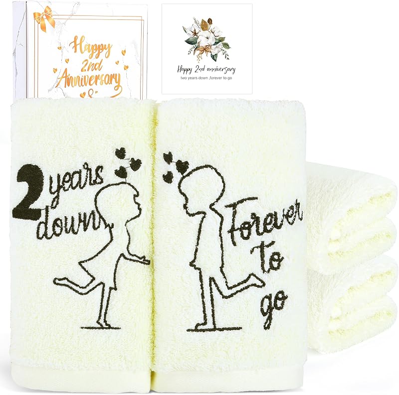 Cotton 2nd Anniversary, 2 Pack Premium 100% Cotton