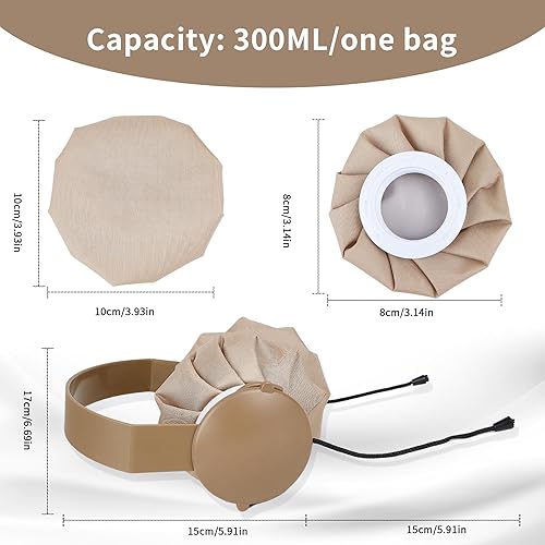 Miniatura 2 de Enfriador de cuello para climas cálidos, reutilizable, dispositivo de refrigeración de cuello, bolsa de agua caliente para aliviar el dolor, a