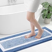 Vista 72 de OLANLY Alfombras de baño 30x20, tapete de baño de microfibra extra suave y absorbente, antideslizante, lavable a máquina, secado rápido, alfombra