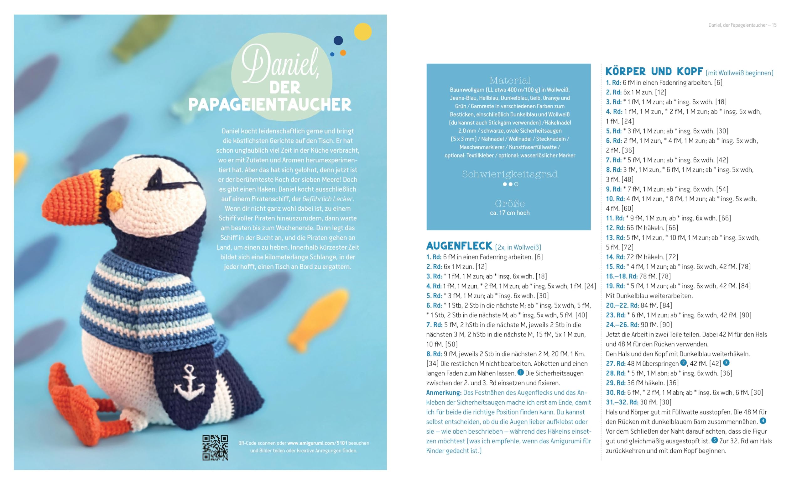 Amigurumis und Meer häkeln – Deine zauberhaften Unterwasserfreunde | Seepferdchen, Meerjungfrau, Rochen und andere süße Meeresbewohner: Mit ... und Video-Tutorials zu allen Häkel-Grundlagen