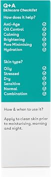 Q+A Niacinamide Facial Serum 30ml, Balancing Vitamin B3 Serum | Hydrates, Reduces Excess Oil and Supports Clear-Looking Skin