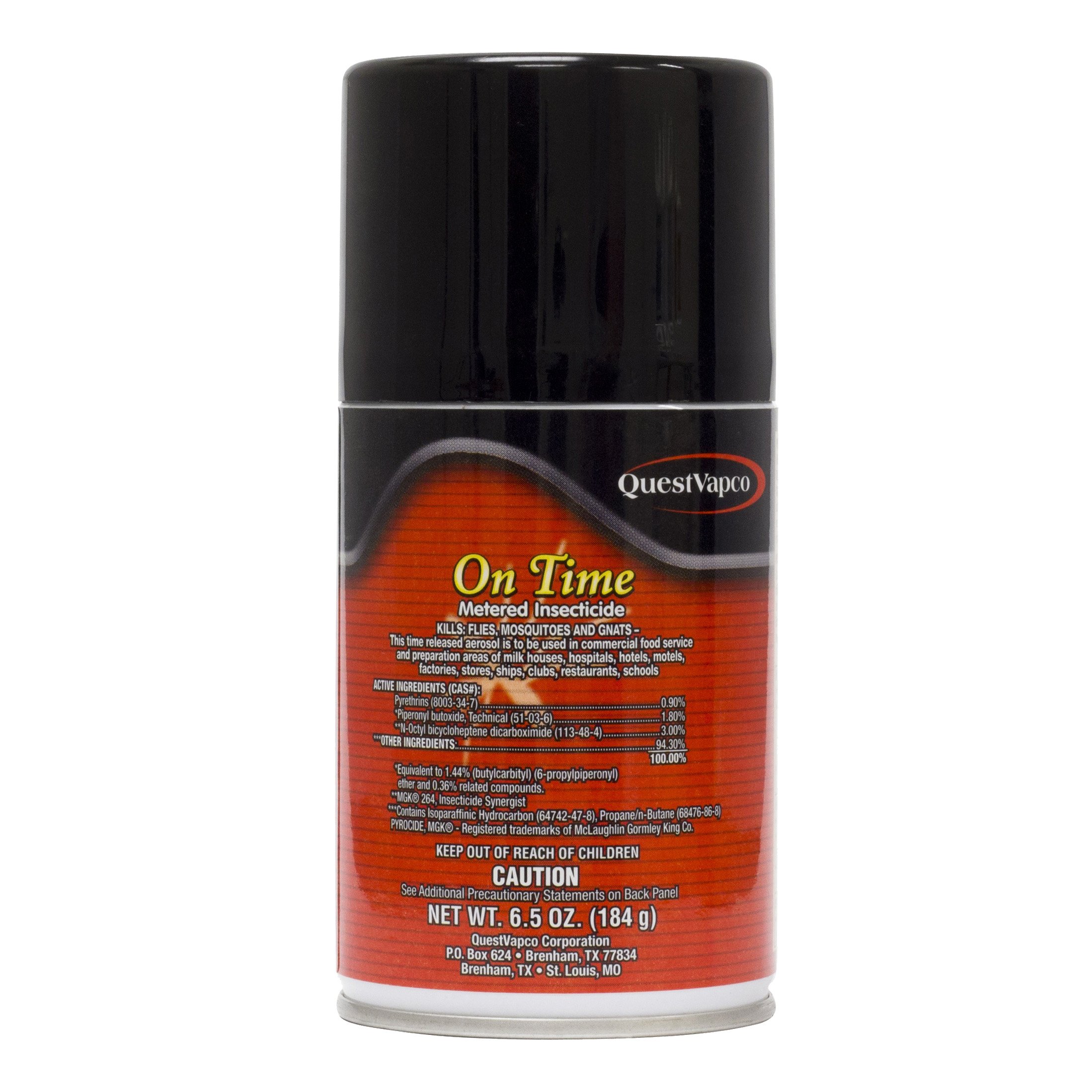 On Time Metered Aerosol - Case (12 cans)