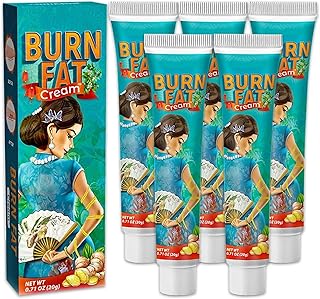Slimming and Fat Burning Cream, Hot Belly Cream Fat Burning, Sweat and Fat Burning Cream, Fat Burning Cream for Extreme Weight Loss, Belly Fat Burner for Women and Men (Color : 5PCS, Size : One Size