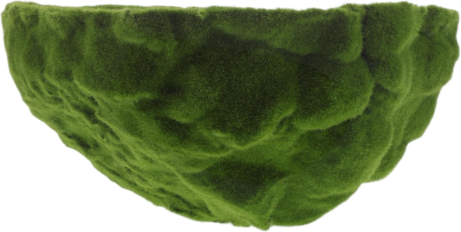 BETOOKY Flower Arrangement Faux Moss Ball - 30cm Artificial Plant Half Spheres Moss Ball for Garden Landscape Table Centerpiece Flower Terrariums Greenery Decorations