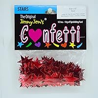 Vista 2 de Confetti Star 3/4" Rojo - Paquete al por menor #8573 QS0