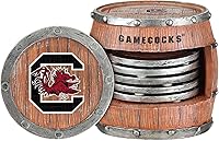 Vista 14 de FOCO NCAA College Team Logo 5-Pack Barril Bebida Bebida Coaster Set