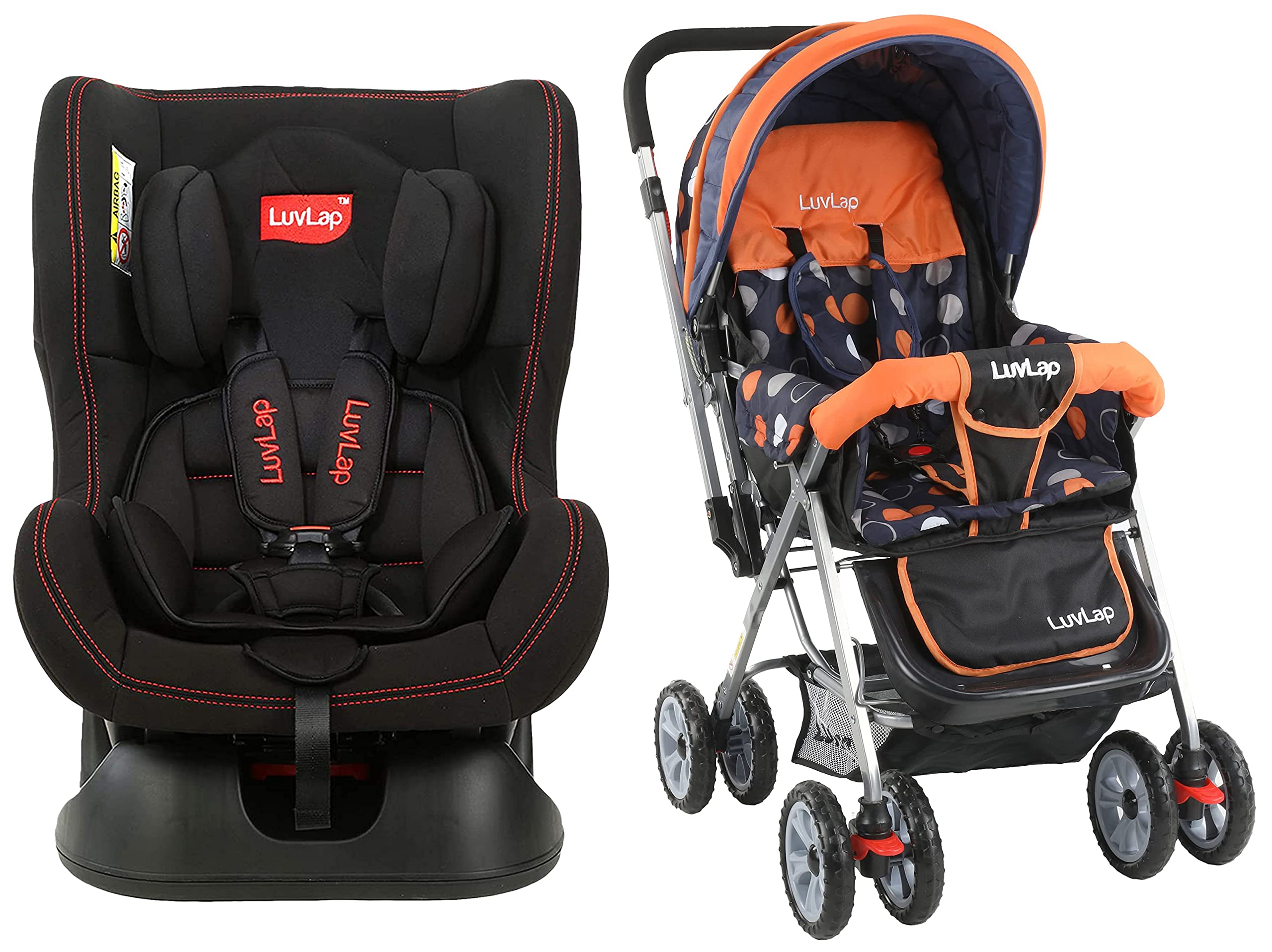 Luvlap Sports Convertible Car Seat For Baby And Kids Forward