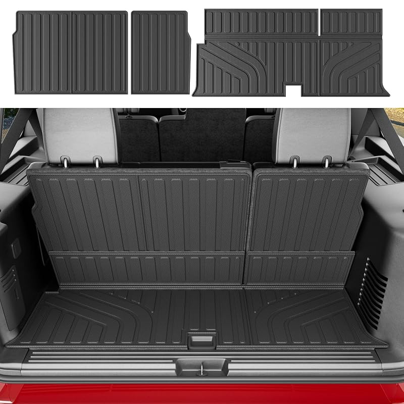 Kit de forro para porta-malas xipoqix em TPE para Ford Expedition e Lincoln Navigator 2003 a 2017, 3 peças