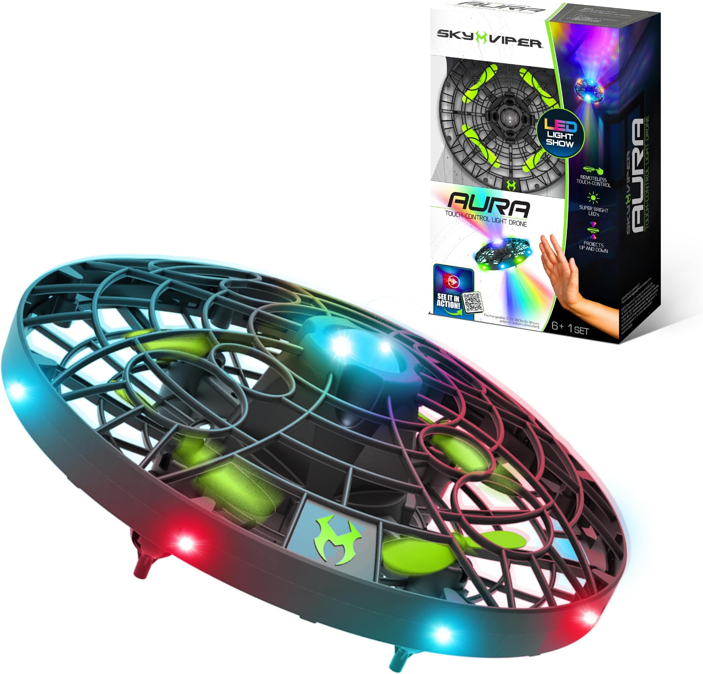 Sky Viper Aura Touch Control Light Drone