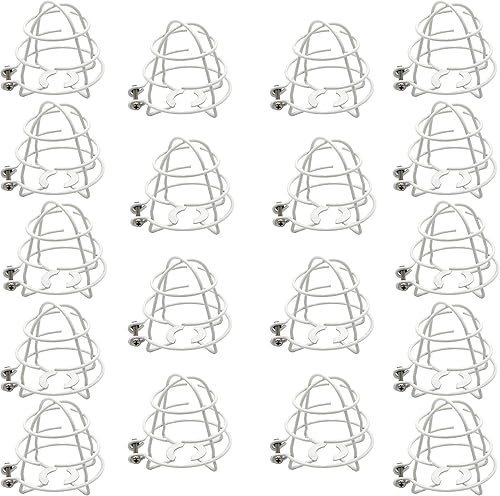 Miniatura 10 de Protector de jaula de cabeza de rociador contra incendios de 12 pulgada (paquete de 12, blanco, acero, montaje en pared)