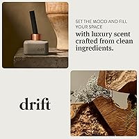 Vista 2 de Drift Difusor de varillas aromáticas ámbar – Difusor para el hogar – Vida útil de 60 días – Difusor de aceite – Difusor de aceite esencial – 3.5