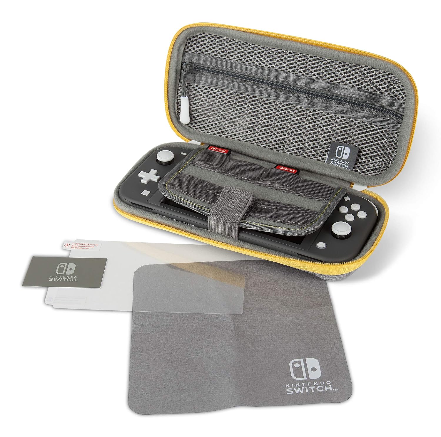 PowerA Protection Case Kit for Nintendo Switch Lite - Yellow - Nintendo Switch