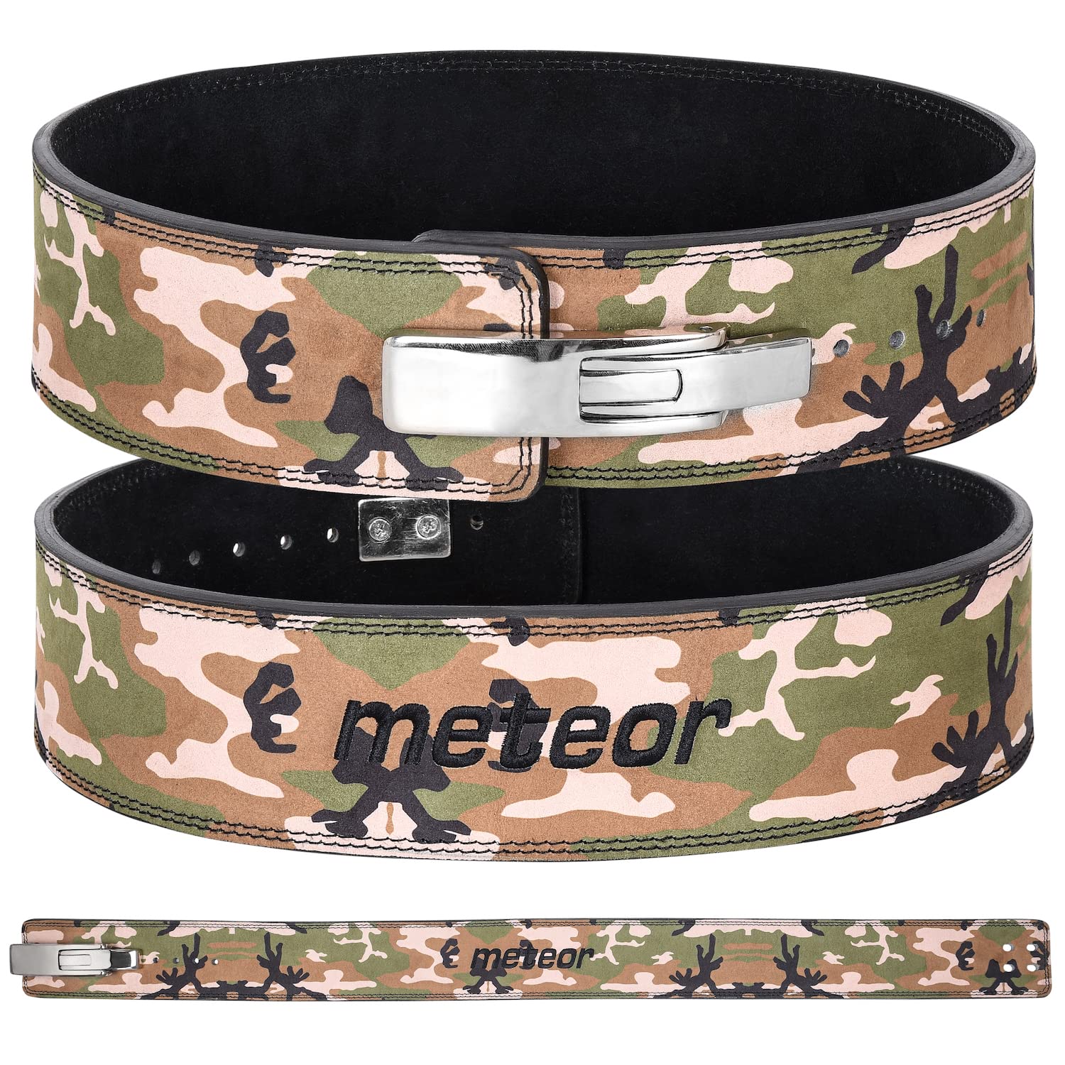 MUSCLE GYM Ceinture d'haltérophilie autobloquante pour homme et femme | Levier de levage de puissance absorbant la transpiration Pro Ceinture de gym en cuir pour CrossFit, Power Lifting, Squats et