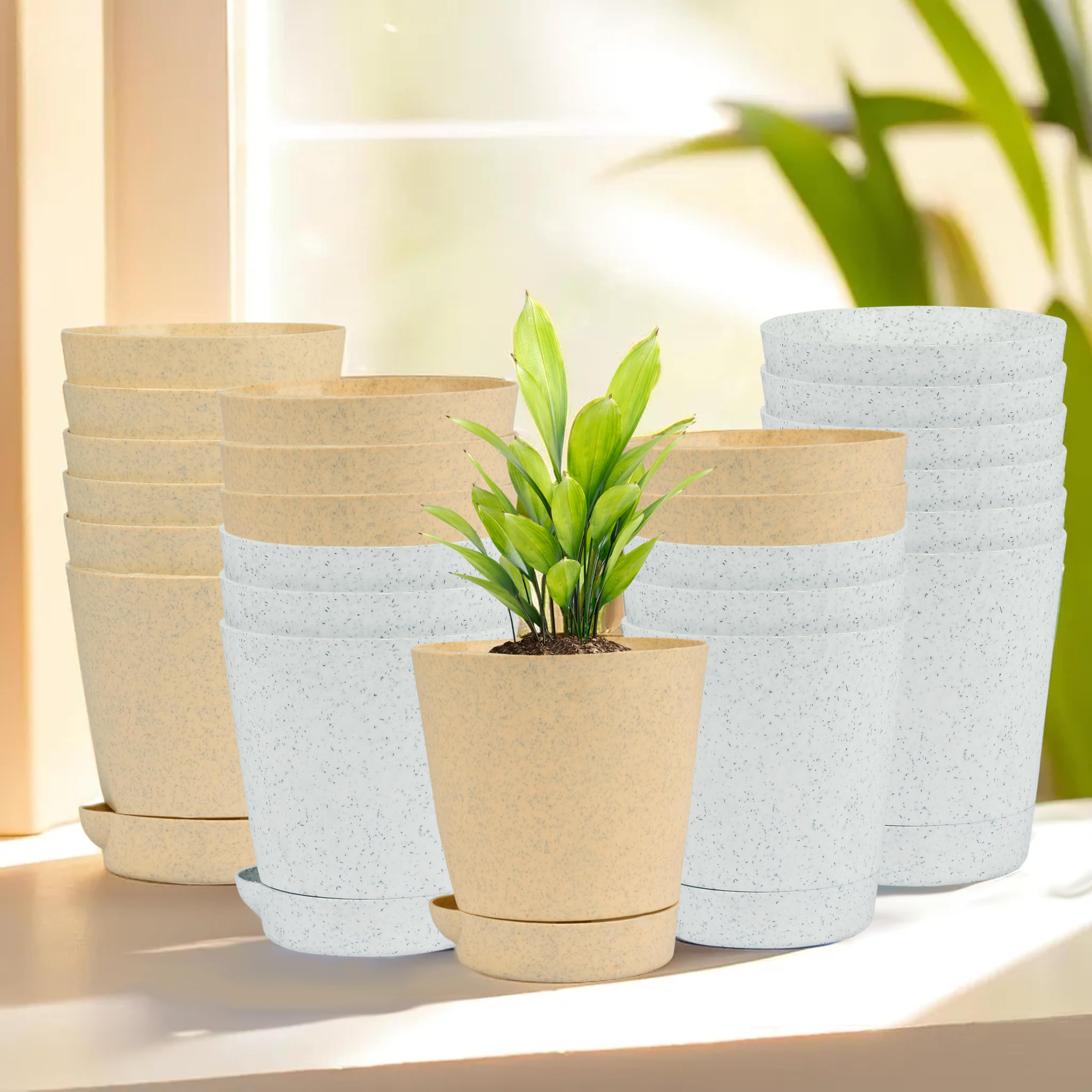 Kuber Industries Flower Pots - 12 Pack -20