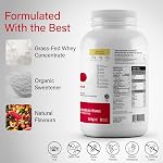 atplab Grass Fed Whey Protein Powder - 1.8 kg, 60 Servings, Vanilla - Post-Workout Protein Shake & Muscle Recovery - Whey Concentrate & Isolate Blend - Pure Nutrition for Smoothies & Coffee