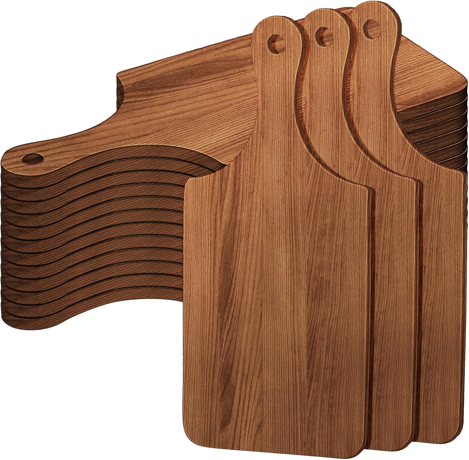 12 Pcs Bulk Cutting Board Wood Chopping Board Laser