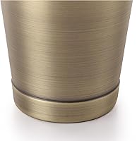 Vista 5 de Barfly - Coctelera con lata pequeña, 18 onzas (532 ml), oro antiguo