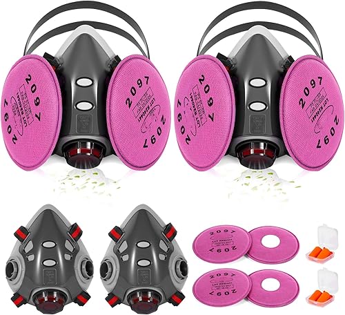 Miniatura 8 de Máscara de gas de supervivencia nuclear y química, máscara de gas de cara completa con filtro de carbón activado