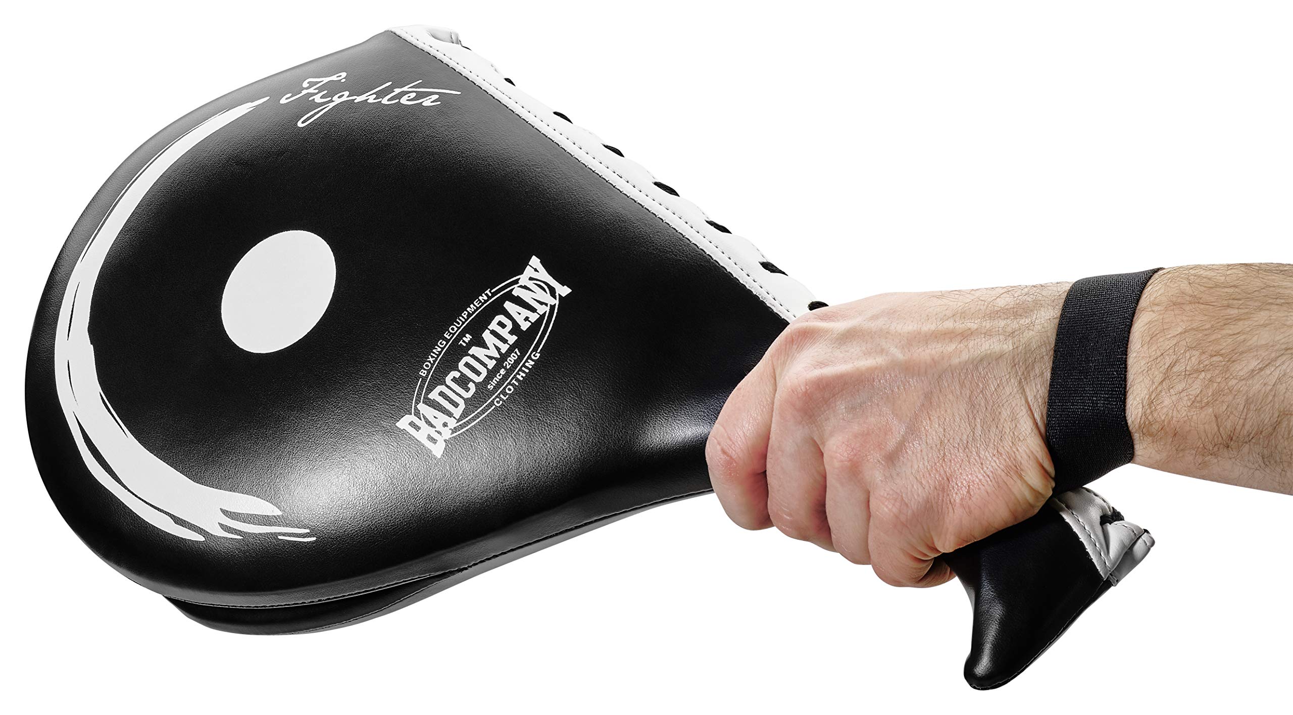 Bad Company Kunstleder Taekwondo Tritt Handpratze I Double Kick Mitt Schlagpolster in verschiedenen Farben