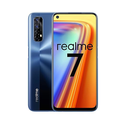 realme 7 smartphone, 6.5'' Display, 5000mAh Batteria Cellulari Offerte, Fotocamera Quad da 48 MP con AI, Carga Dart de 30 W, Dual SIM, NFC - 8+128GB - Blu