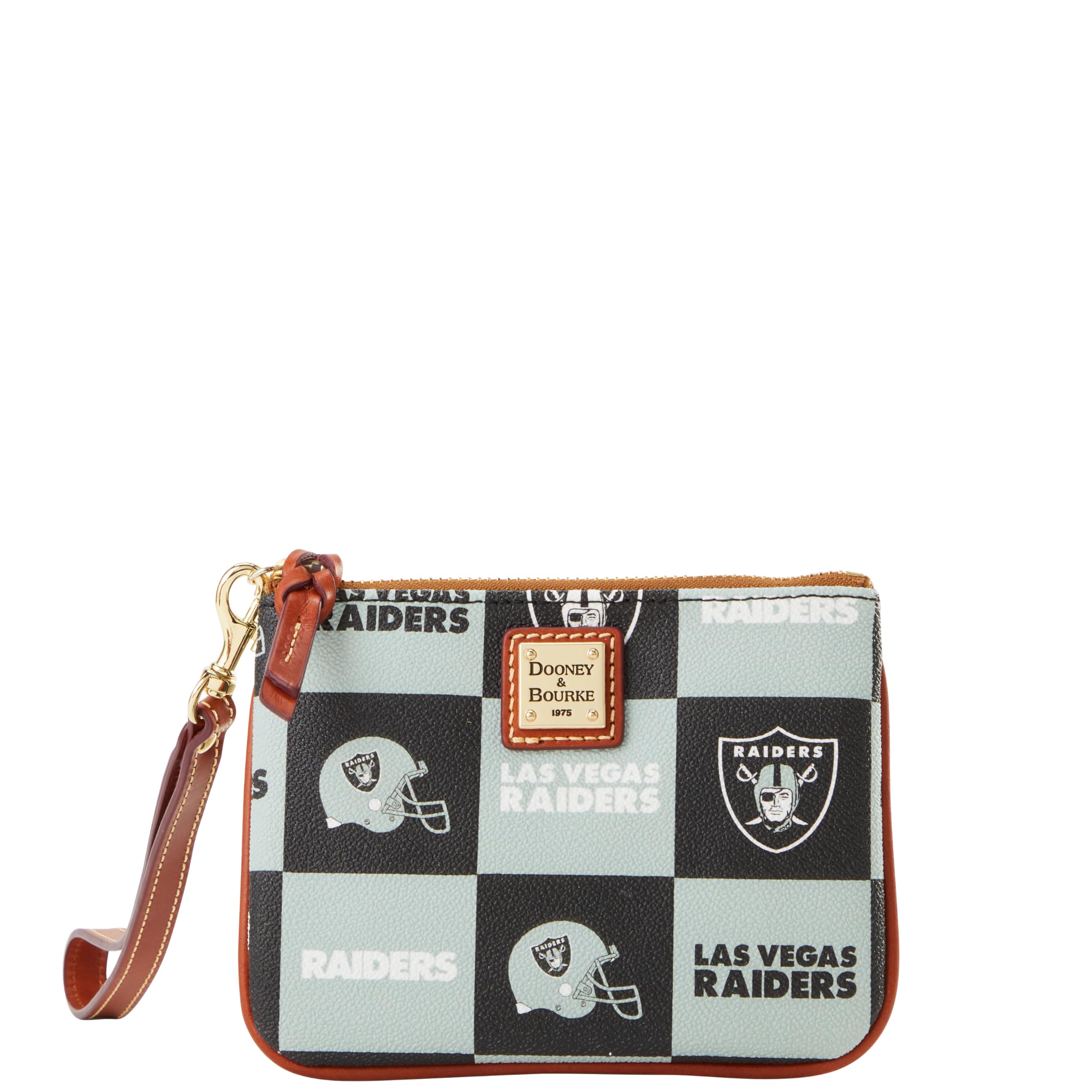 Dooney & Bourke Handbag, NFL Raiders Stadium Wristlet - Black