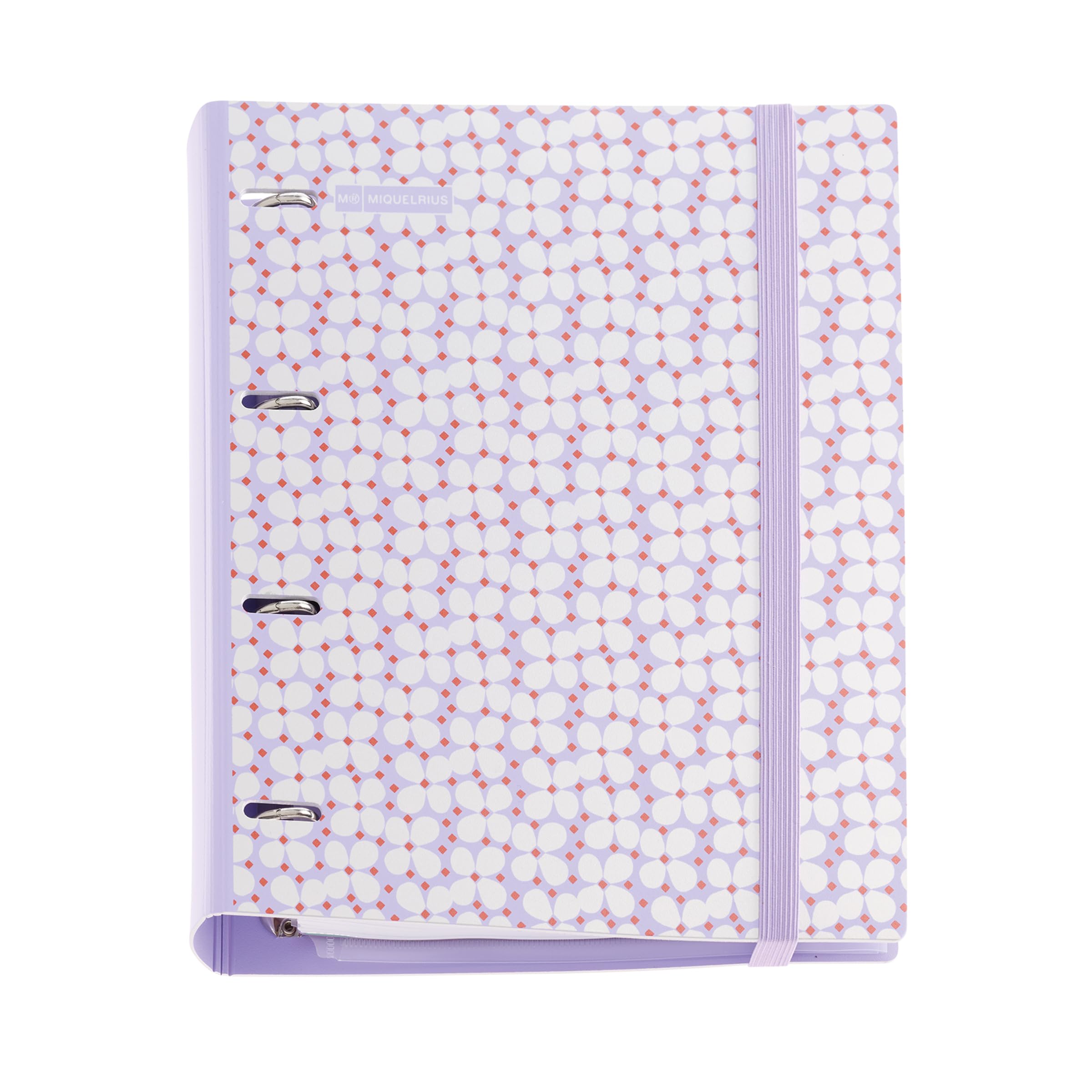 Miquelrius Carpeta anillas A4 y Archivador 4 anillas con cierre elástico