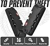 2 pcs Customs Locks for Luggage, TSA007 Authentication Security Locks Suitcase Replacement Password Locks for Travel 3 Digit Self-Setting Lock(Black)