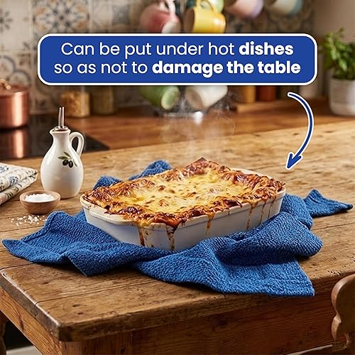 Miniatura 7 de Blue Huck Towels - Paquete de 100 toallas de limpieza a granel, multiusos para ventanas, vidrio, mecánicos, garaje y comerciales, paños absorbentes