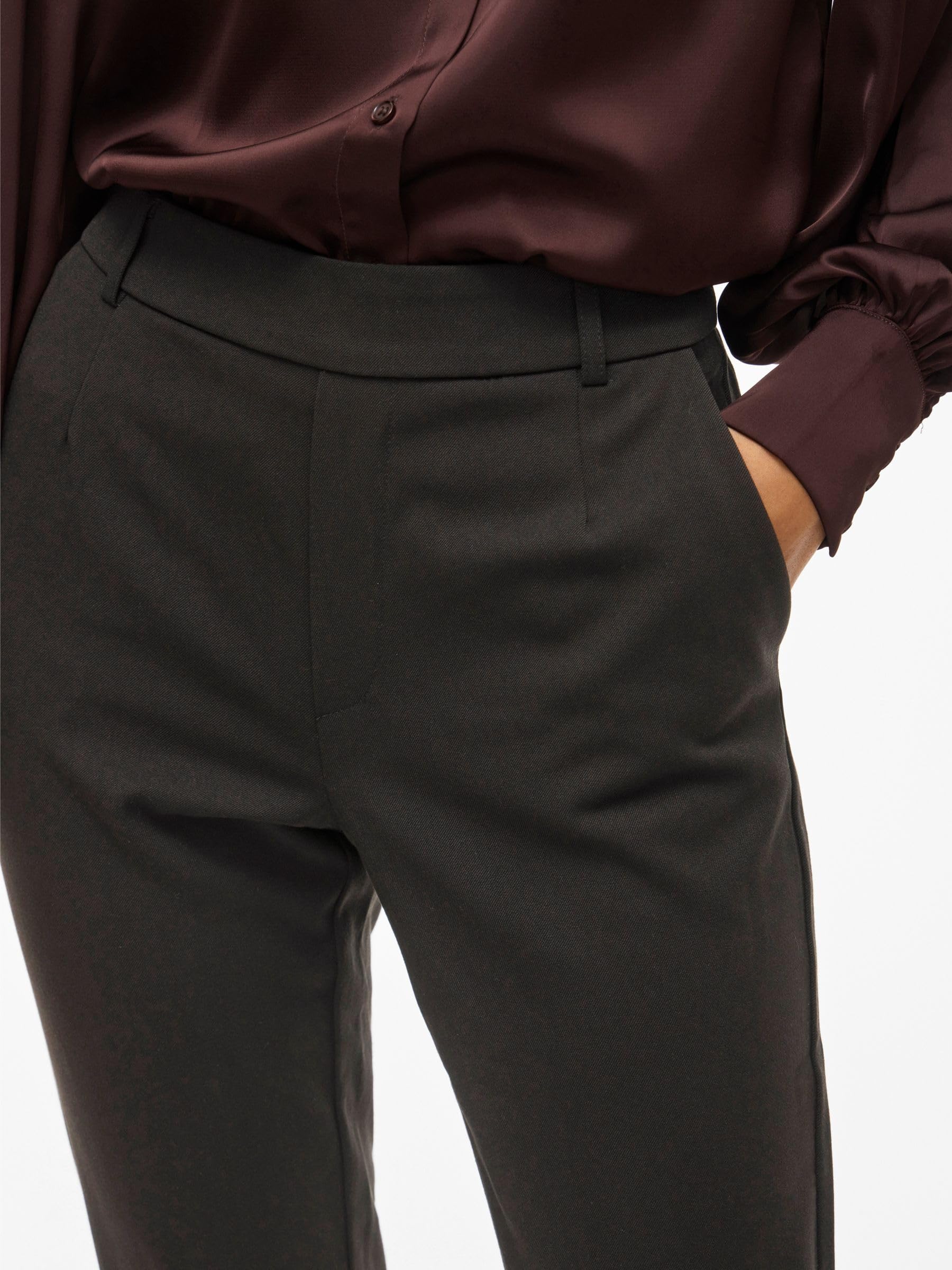 Vila Vivarone Hw Slim Pant - Noos - spodnie materiałowe Kobiety