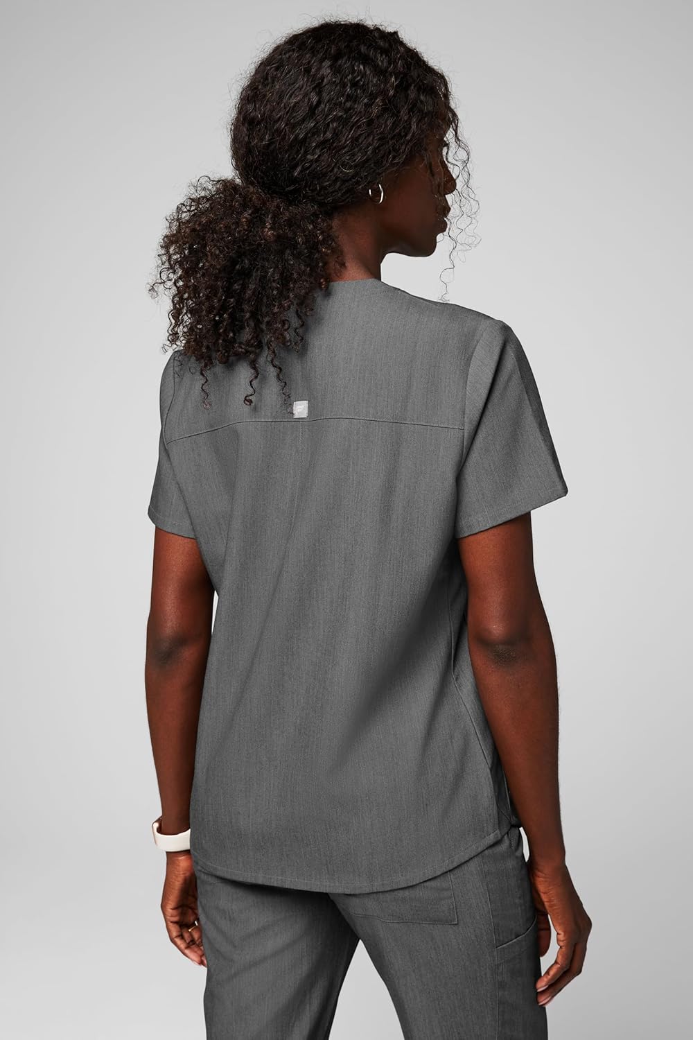 Fabletics Women's Method 2-Pocket Scrub Top - MotionTech, 4-Way Stretch, Wrinkle-Resist, Anti-Shrink - Image 2